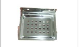 Single Soap Dish Square (S.S) Glossy
