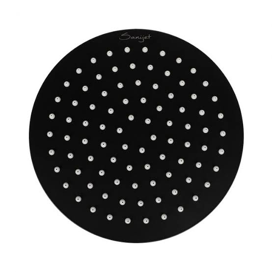 6" Round Safari Shower (Full Black)