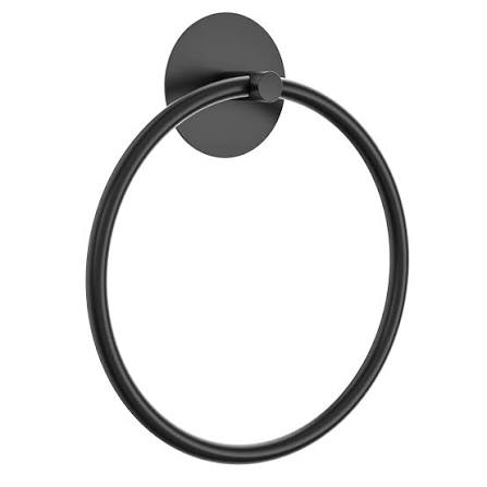 SS Nature Towel Ring Black Coated