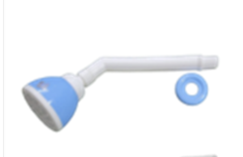 Round Shower (White & Blue)