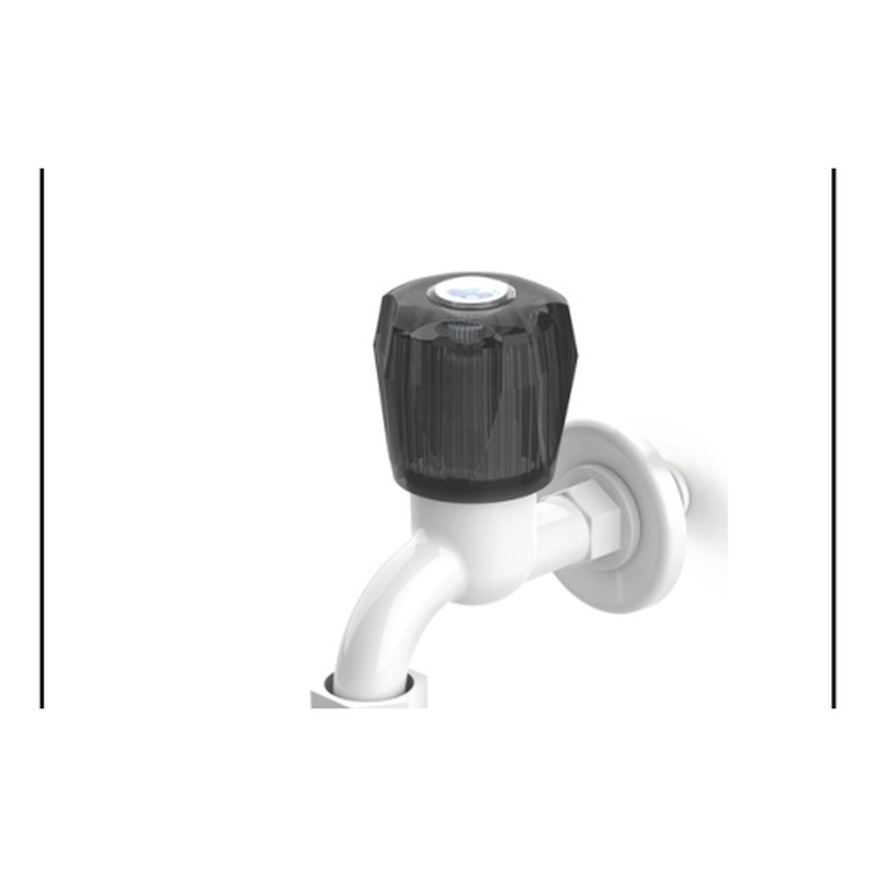 Charcoal Rissing Nozzle Bib Cock