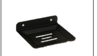 Single Soap Dish (S.S) 158 Black Coated