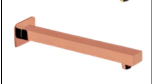 Square Arm Rose Gold 18"