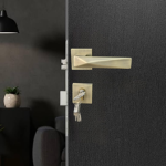 OR Premium with 45*85 Premium Lock body and 70mm key and knob Comp CYL with 5 keys in Brass