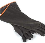 LATEX INDUSTRIAL RUBBER GLOVES SUNBRAND 14" LIGHT