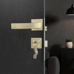 OR Premium with 45*85 Premium Lock body and 70mm key and knob Comp CYL with 5 keys in Brass