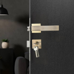 OR Premium with 45*85 Premium Lock body and 70mm key and knob Comp CYL with 5 keys in Brass