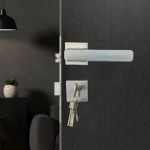 OR Premium with 45*85 Premium Lock body and 70mm key and knob Comp CYL with 5 keys in Brass