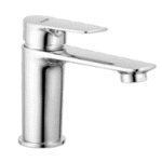Single Lever Basin Mixer Without Pop Up Waste System With 600mm Braided Hose